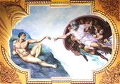 mural painting montreal - renaissance ceiling